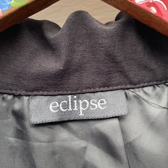Eclipse black stretchy blazer size small ladies. - Picture 6 of 11